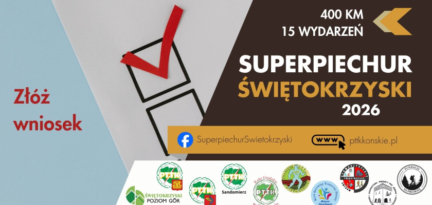 Superpiechur Świętokrzyski - założ wniosek